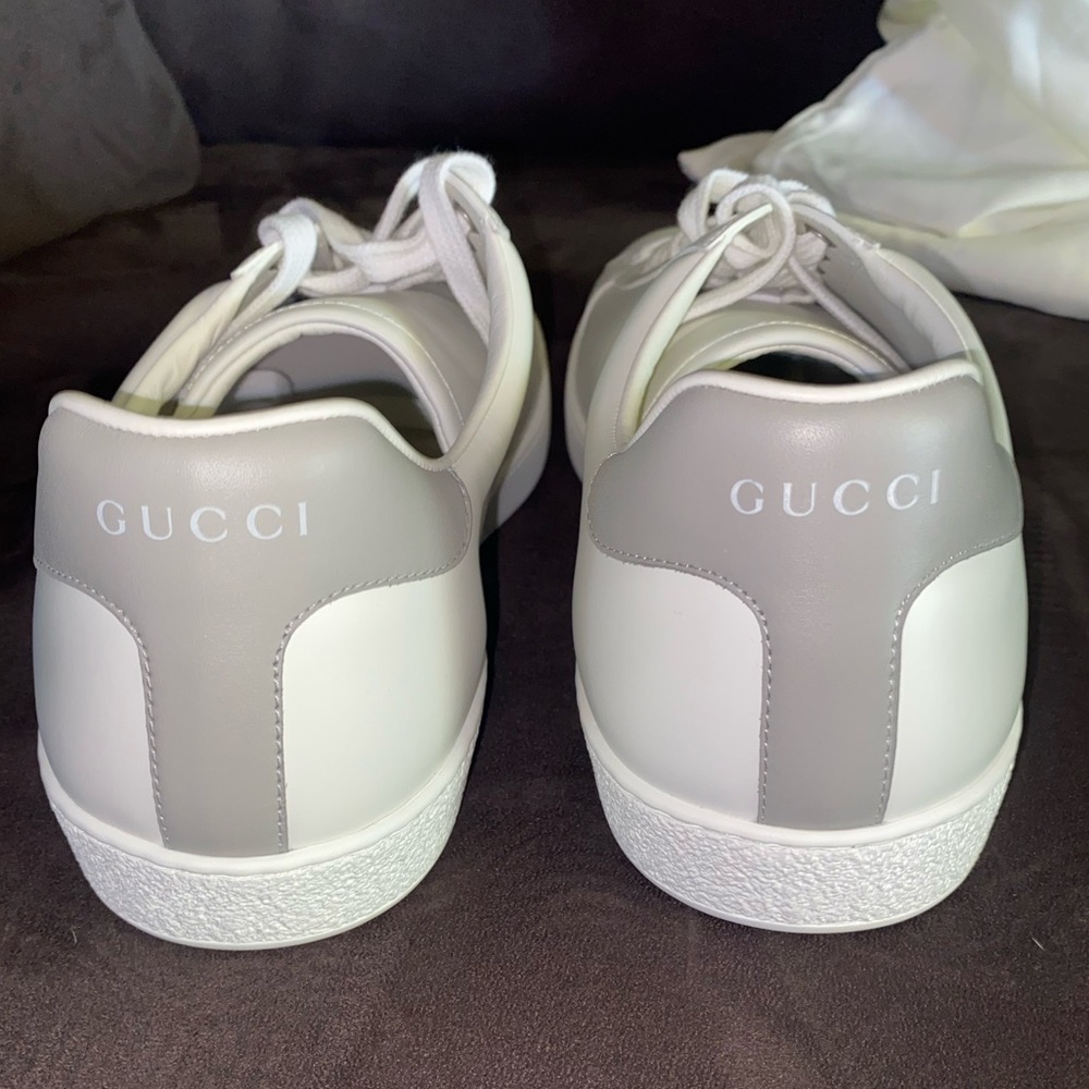 BRAND NEW: MENS GUCCI Ace 'Interlocking G'. Size 11.5.